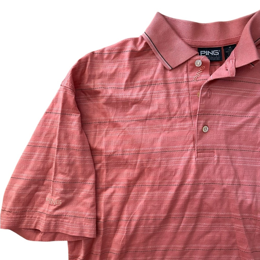 Vintage PING Collection Double Mercerized 100% Cotton Golf Polo